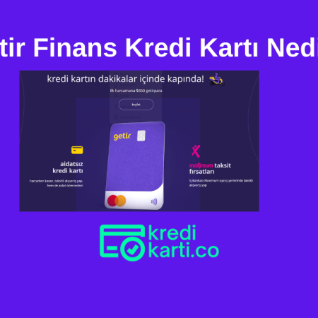Getir Finans Kredi Kartı Nedir?